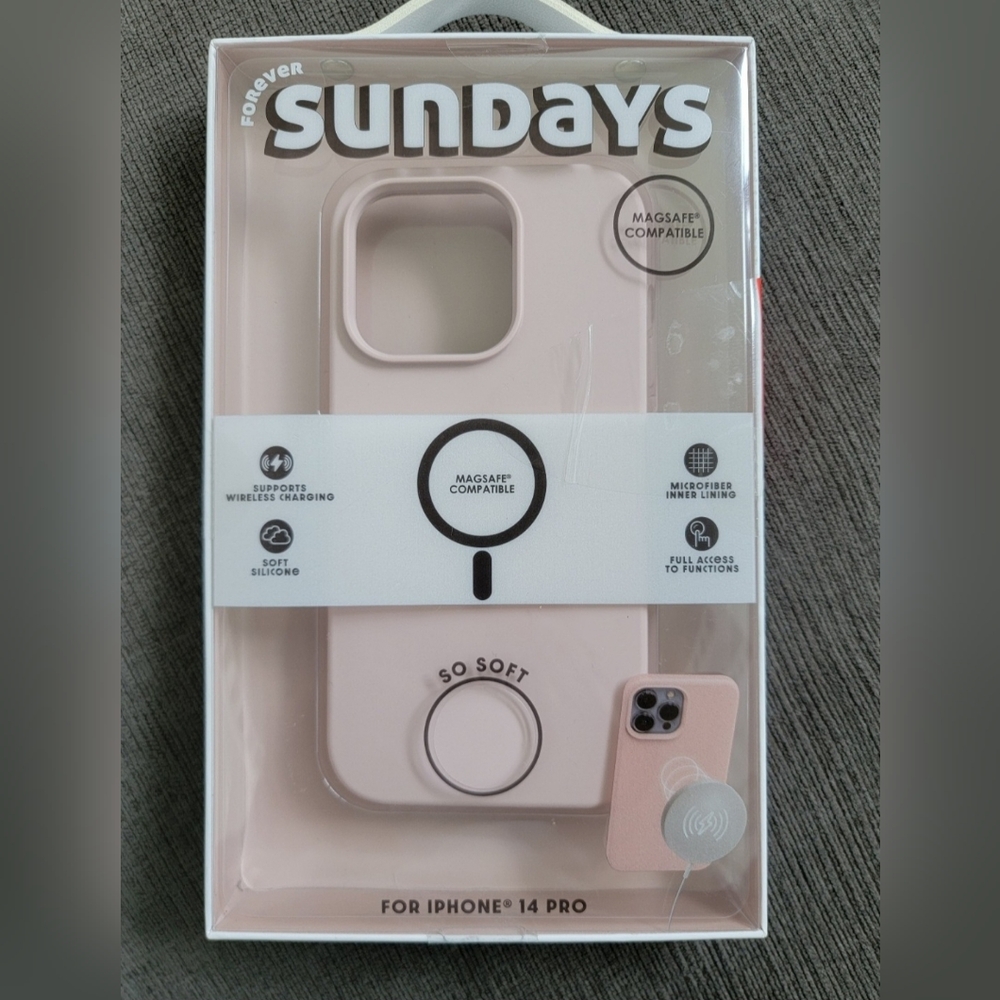 Sundays Blush Silicone MagSafe iPhone Case